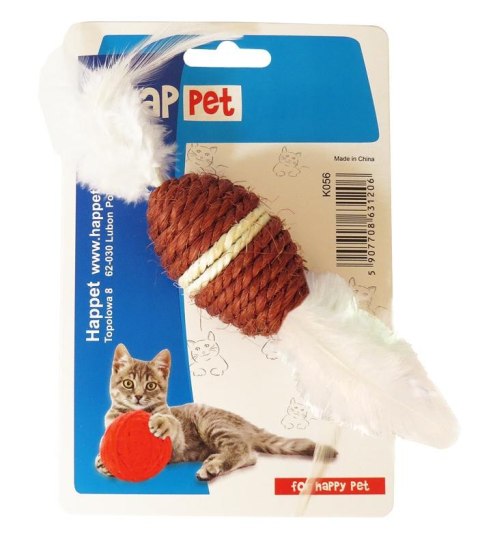 Zabawka palemka Happet K056 sizal 6cm brązowa Zabawka palemka Happet K056 sizal 6cm brązowa