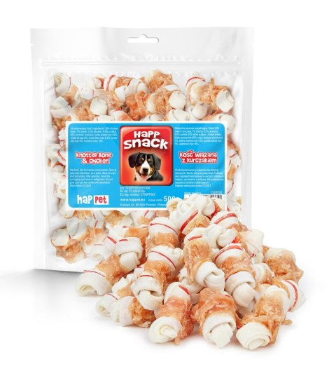 Kość wiązana z kurczakiem Happet GM58 500g Kość wiązana z kurczakiem Happet GM58 500g