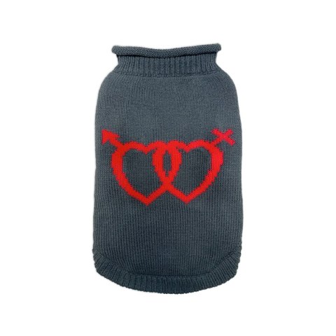 Sweterek dla psa Happet 44XL grafit XL-40cm Sweterek dla psa Happet 44XL grafit XL-40cm