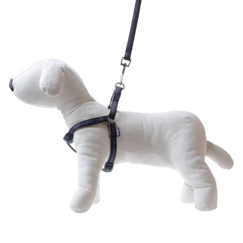 Smycz+szelki Soft Style Happet czarne M 1.5 cm Smycz+szelki Soft Style Happet czarne M 1.5 cm
