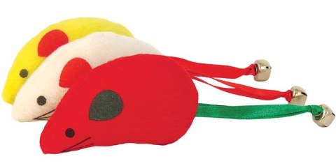 Zabawka zestaw 3 myszki Happet K017 8cm Zabawka zestaw 3 myszki Happet K017 8cm