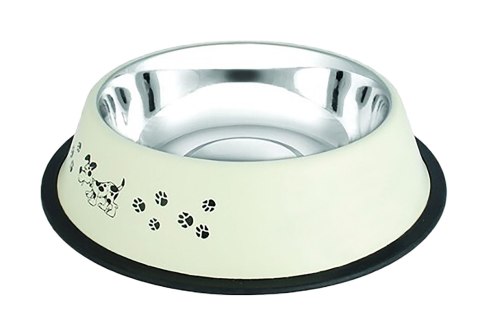 Miska Happet MM93 biała wzór pies 33,5cm/2.4l Miska Happet MM93 biała wzór pies 33,5cm/2.4l