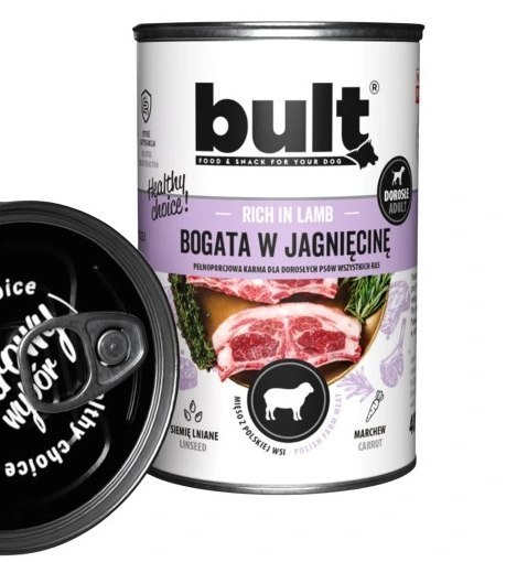 BULT Puszka bogata w jagnięcinę 400g BULT Puszka bogata w jagnięcinę 400g