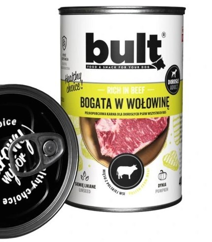 BULT Puszka bogata w wołowinę 400g BULT Puszka bogata w wołowinę 400g
