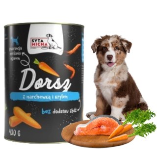 Dorsz z marchewką i krylem 400g