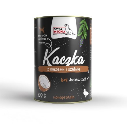 Kaczka z jeżynami i kokosem 400g Kaczka z jeżynami i kokosem 400g