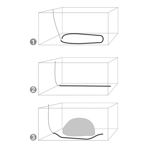 Kurtyna napowietrzająca Happet gięta 45cm Kurtyna napowietrzająca Happet gięta 45cm