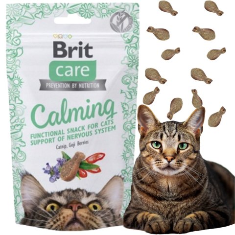 BRIT CARE CAT SNACK CALMING PRZYSMAK SMACZKI KOTA KOCIMIĘTKA USPOKAJAJĄ 50G BRIT CARE CAT SNACK CALMING PRZYSMAK SMACZKI KOTA KOCIMIĘTKA USPOKAJAJĄ 50G