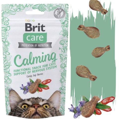 BRIT CARE CAT SNACK CALMING PRZYSMAK SMACZKI KOTA KOCIMIĘTKA USPOKAJAJĄ 50G BRIT CARE CAT SNACK CALMING PRZYSMAK SMACZKI KOTA KOCIMIĘTKA USPOKAJAJĄ 50G