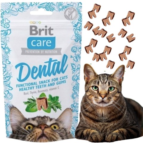 BRIT CARE CAT SNACK DENTAL PRZYSMAK SMACZKI DLA KOTA DENTYSTYCZNY 50g BRIT CARE CAT SNACK DENTAL PRZYSMAK SMACZKI DLA KOTA DENTYSTYCZNY 50g
