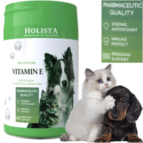 HOLISTA WITAMINA E 200 G WITAMINY DLA PSA I KOTA NA CHORE NERKI I JELITA HOLISTA WITAMINA E 200 G WITAMINY DLA PSA I KOTA NA CHORE NERKI I JELITA