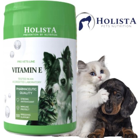 HOLISTA WITAMINA E 200 G WITAMINY DLA PSA I KOTA NA CHORE NERKI I JELITA HOLISTA WITAMINA E 200 G WITAMINY DLA PSA I KOTA NA CHORE NERKI I JELITA