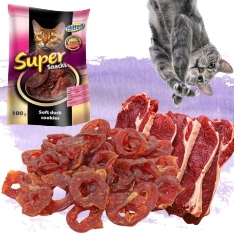 KARMA DLA KOTA NATURALNE PRZYSMAKI HILTON MIEKKIE CIASTECZKA Z KACZKI 100G KARMA DLA KOTA NATURALNE PRZYSMAKI HILTON MIEKKIE CIASTECZKA Z KACZKI 100G