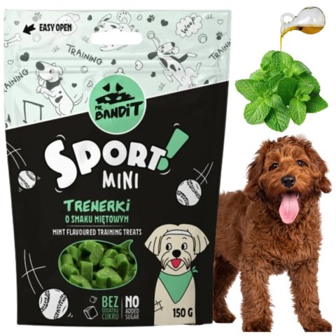 Mr. Bandit SPORT MINI Trenerki o smaku miętowym 150g Mr. Bandit SPORT MINI Trenerki o smaku miętowym 150g