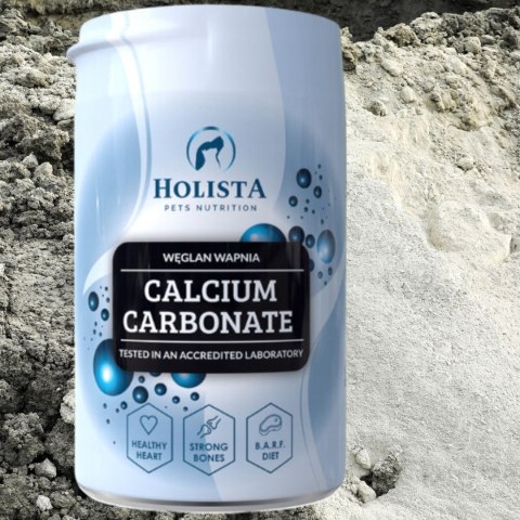 WITAMINY DLA PSA I KOTA HOLISTA CALCIUM CARBONATE 250 G WAPŃ NA MOCNE KOŚCI WITAMINY DLA PSA I KOTA HOLISTA CALCIUM CARBONATE 250 G WAPŃ NA MOCNE KOŚCI