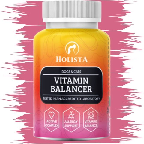WITAMINY DLA PSA I KOTA HOLISTA VITAMIN BALANCER 90 SZT TABLETKI SUPLEMENT WITAMINY DLA PSA I KOTA HOLISTA VITAMIN BALANCER 90 SZT TABLETKI SUPLEMENT