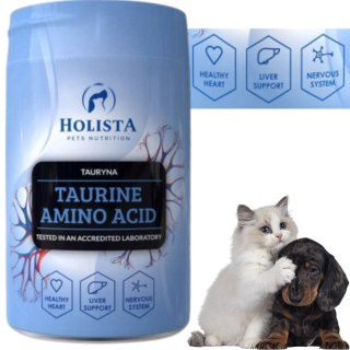 WITAMINY DLA PSÓW I KOTÓW HOLISTA TAURINE 250G TAURYNA W PROSZKU NA SERCE