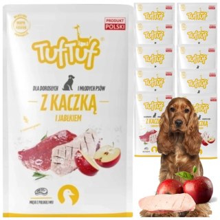 10 x TUF TUF Saszetka 100g mielonka kaczka jabłko