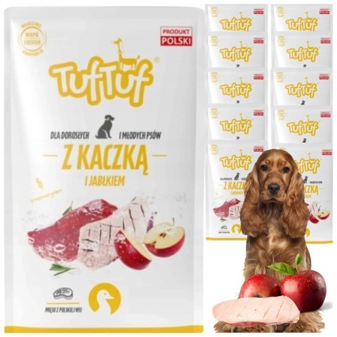 10 x TUF TUF Saszetka 100g mielonka kaczka jabłko 10 x TUF TUF Saszetka 100g mielonka kaczka jabłko