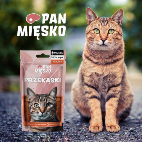 PRZYSMAK DLA KOTA Pan Mięsko Mini Przekąski Kurczak (dorosły) 50g PRZYSMAK DLA KOTA Pan Mięsko Mini Przekąski Kurczak (dorosły) 50g