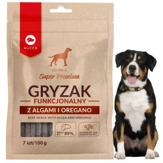 GRYZAK FUNKCJONALNY Z ALGAMI I OREGANO 100 G MACED PRZYSMAK DLA PSA