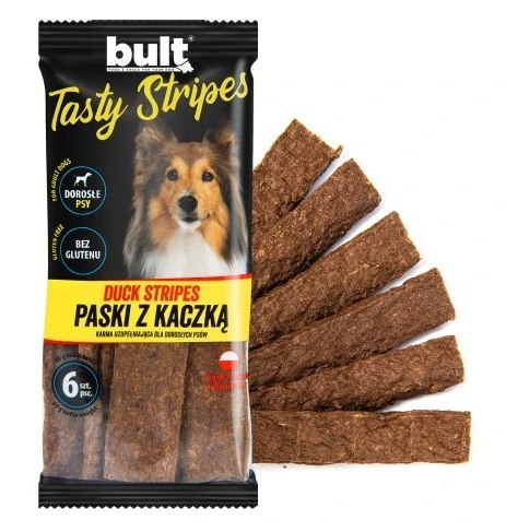 BULT PASKI MIĘSNE Z KACZKĄ 6szt. BULT PASKI MIĘSNE Z KACZKĄ 6szt.