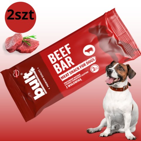 PRZYSMAKI DLA PSA BULT BEEF Bar baton proteinowy z wołowiną 75g SMAKOŁYK PRZYSMAKI DLA PSA BULT BEEF Bar baton proteinowy z wołowiną 75g SMAKOŁYK