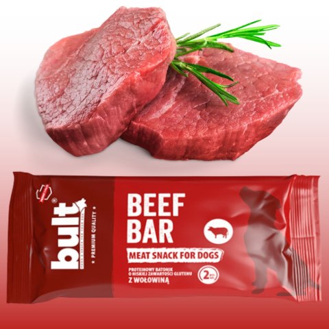 PRZYSMAKI DLA PSA BULT BEEF Bar baton proteinowy z wołowiną 75g SMAKOŁYK PRZYSMAKI DLA PSA BULT BEEF Bar baton proteinowy z wołowiną 75g SMAKOŁYK