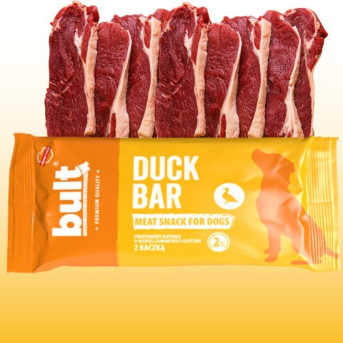 PRZYSMAKI DLA PSA BULT DUCK Bar baton proteinowy z kaczką 75g SMAKOŁYK PSÓW PRZYSMAKI DLA PSA BULT DUCK Bar baton proteinowy z kaczką 75g SMAKOŁYK PSÓW