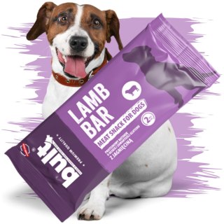 PRZYSMAKI DLA PSA BULT LAMB Bar baton proteinowy z jagnięciną 75g SMAKOŁYK