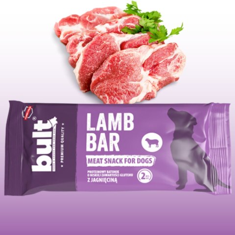 PRZYSMAKI DLA PSA BULT LAMB Bar baton proteinowy z jagnięciną 75g SMAKOŁYK PRZYSMAKI DLA PSA BULT LAMB Bar baton proteinowy z jagnięciną 75g SMAKOŁYK
