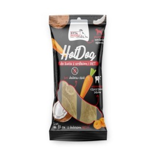 Hot Dog do zucia dla psa - królik z MCT 2 szt.
